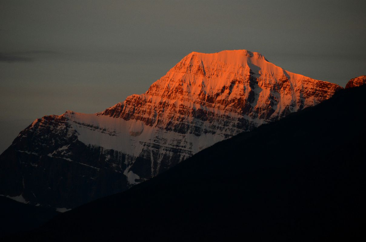 03 Mount Edith Cavell At Sunrise From Jasper